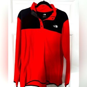 Women’s North Face 3/4 snap fleece XL
